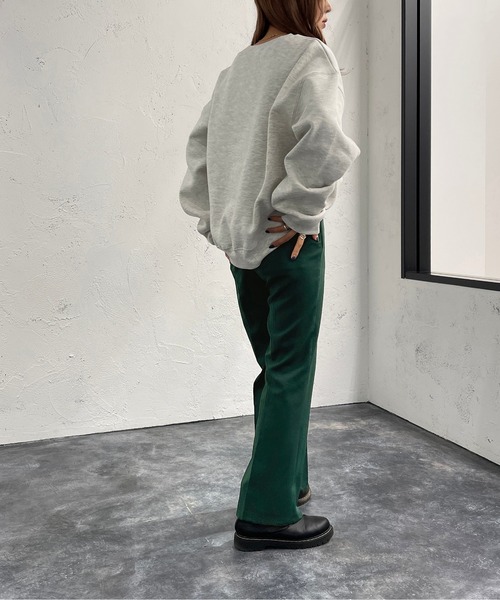 apres jour mignon(アプレジュールミニョン)の「アソートスウェット2【ZOZOTOWN限定アイテム】(スウェット・レディース・ブラック/ダークグリーン/オフホワイト/グリーン/アイボリー/その他/ボルドー/マスタード/ブラック系その他/ナチュラル・X-LARGE/フリー)」の22枚目の写真