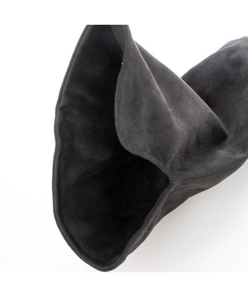 Mafmof（マフモフ）の「Mafmof(マフモフ) スクエアトゥハイヒールニーハイ ブーツ（ブーツ・レディース・ブラック系その他/ブラック・M/LL/L/S）」の14枚目の写真