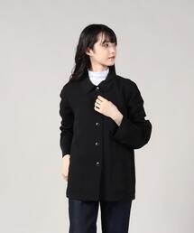 ジャケット・アウター agnes.b. / Stand collar coat agnes b. Metal Button Stand Collar Napoleon jacket Black 36 (K-152093)