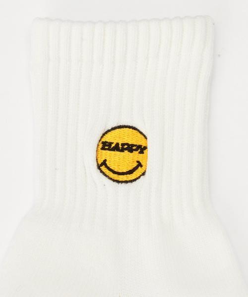 ROSTER SOX（ロスターソックス）の「ROSTER / HAPPY アンクル ソックス（ソックス/靴下・メンズ・ホワイト/ブラック/ネイビー・ONE SIZE）」の14枚目の写真