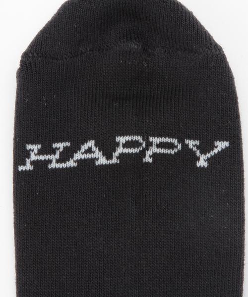 ROSTER SOX（ロスターソックス）の「ROSTER / HAPPY アンクル ソックス（ソックス/靴下・メンズ・ホワイト/ブラック/ネイビー・ONE SIZE）」の8枚目の写真