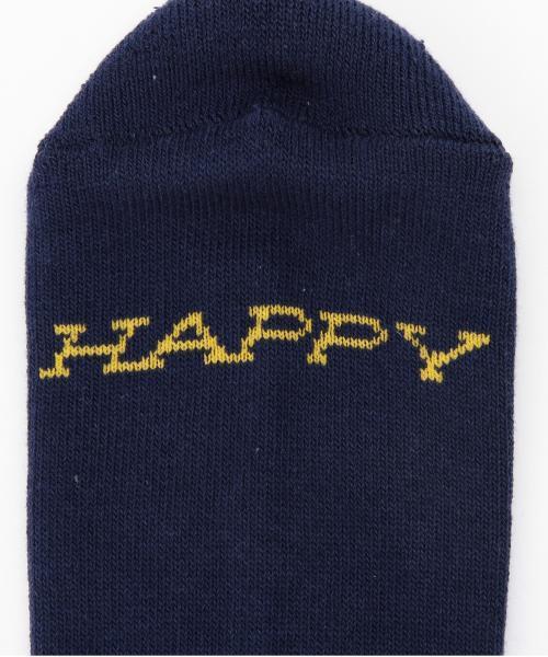ROSTER SOX（ロスターソックス）の「ROSTER / HAPPY アンクル ソックス（ソックス/靴下・メンズ・ホワイト/ブラック/ネイビー・ONE SIZE）」の12枚目の写真