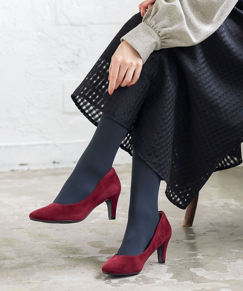 KOBE LETTUCE（コウベレタス）の「選べる2タイプ 裏起毛タイツ&レギンス（タイツ/ストッキング・レディース・チャコールグレー/ブラウン系/ブラウン/ブラック系/ブラック/グレー系・L/MEDIUM/M/LARGE）」の9枚目の写真