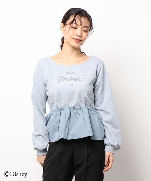 Maison de FLEUR（メゾンドフルール）の「Cinderella/スウェットプルオーバー（Tシャツ/カットソー・レディース・サックスブルー・FREE）」の10枚目の写真