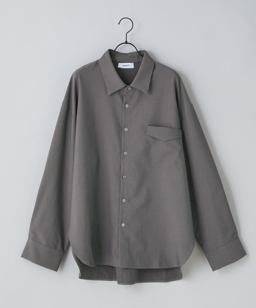 anown（アノン）の「2wayスリーブレギュラーカラーシャツ【ファッションインフルエンサーKuma×anown限定コラボ】（シャツ/ブラウス・メンズ・アイボリー/チャコール/ネイビー/ブラウン・S/M）」の7枚目の写真