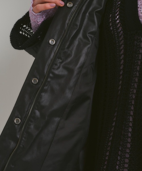 PUBLIC TOKYO(パブリックトウキョウ)の「パデッドキルトショートコート(ダウンジャケット/コート・レディース・ブラック/ベージュ・FREE)」の18枚目の写真