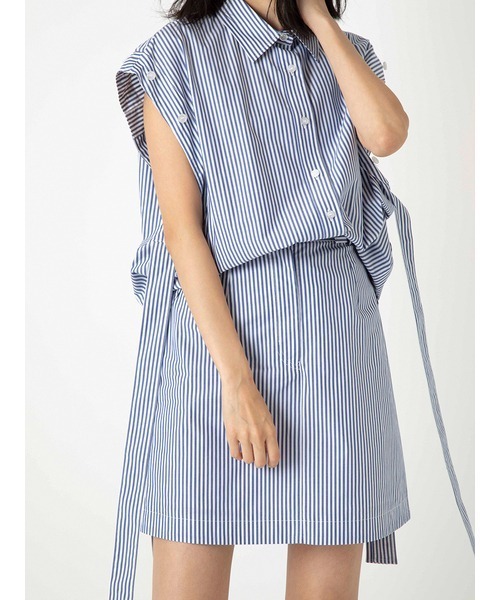 ミニスカート スナイデル ベルトデザインミニスカート SWFS221154 レディース PNK 0 ベルト付きボックスミニスカショ(ショートパンツ)｜パンツ｜SNIDEL