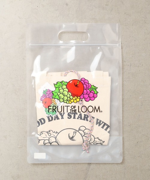 FRUIT OF THE LOOM（フルーツオブザルーム）の「【78】【FRUIT OF THE LOOM】BRAIDED CORD TOTE BAG（トートバッグ・レディース・ライトブルー/オフホワイト/ピンク/イエロー/オレンジ/ライトグリーン/ライトパープル・FREE）」の12枚目の写真
