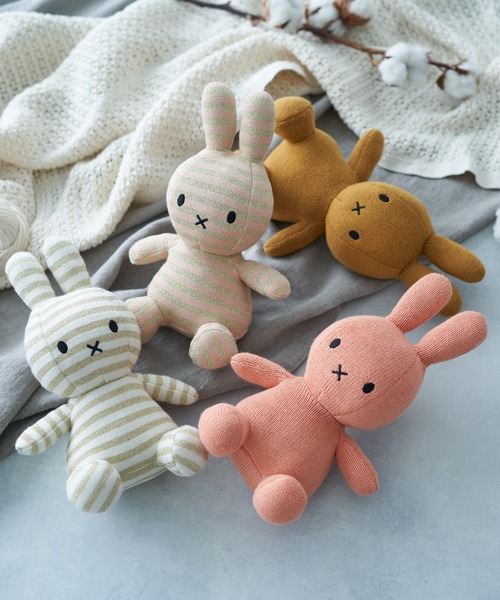 Miffy( ミッフィー)の「ミッフィー オーガニックコットン ぬいぐるみ 23cm(おもちゃ・レディース・クリーム/ピンク・FREE)」の5枚目の写真
