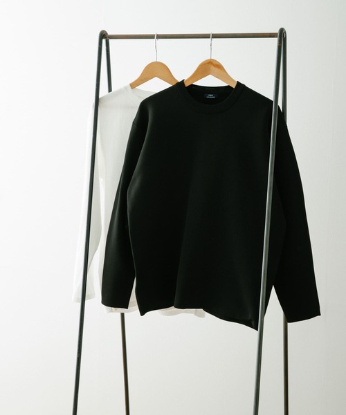 ITEMS URBANRESEARCH(アイテムズ アーバンリサーチ)の「ウォッシャブルエアリークルーニットアンサンブル(セットアイテム)(ニット/セーター・メンズ・グリーン/ブラック/ベージュ/ブルー・LARGE/MEDIUM)」の1枚目の写真