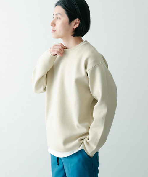 ITEMS URBANRESEARCH(アイテムズ アーバンリサーチ)の「ウォッシャブルエアリークルーニットアンサンブル(セットアイテム)(ニット/セーター・メンズ・グリーン/ブラック/ベージュ/ブルー・LARGE/MEDIUM)」の8枚目の写真
