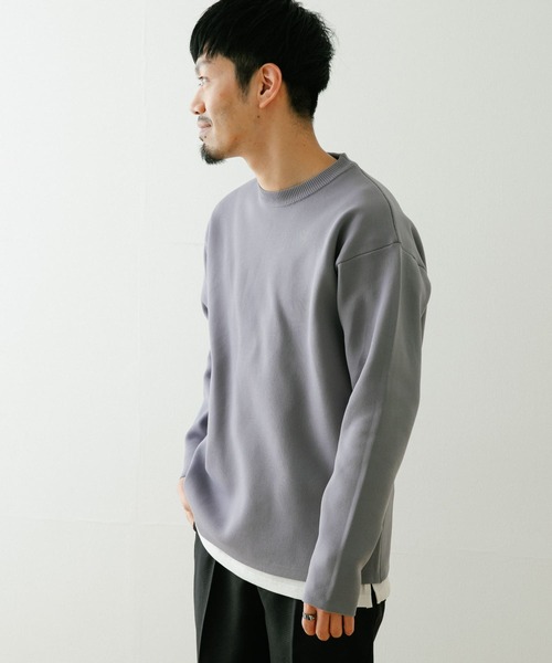 ITEMS URBANRESEARCH(アイテムズ アーバンリサーチ)の「ウォッシャブルエアリークルーニットアンサンブル(セットアイテム)(ニット/セーター・メンズ・グリーン/ブラック/ベージュ/ブルー・LARGE/MEDIUM)」の11枚目の写真