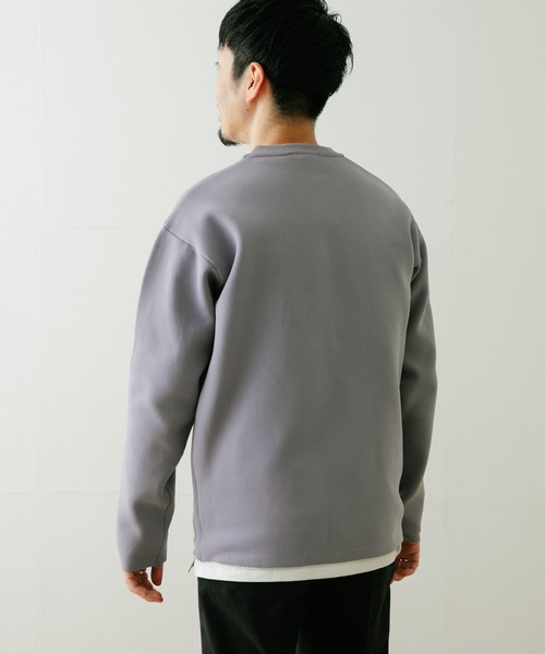 ITEMS URBANRESEARCH(アイテムズ アーバンリサーチ)の「ウォッシャブルエアリークルーニットアンサンブル(セットアイテム)(ニット/セーター・メンズ・グリーン/ブラック/ベージュ/ブルー・LARGE/MEDIUM)」の13枚目の写真