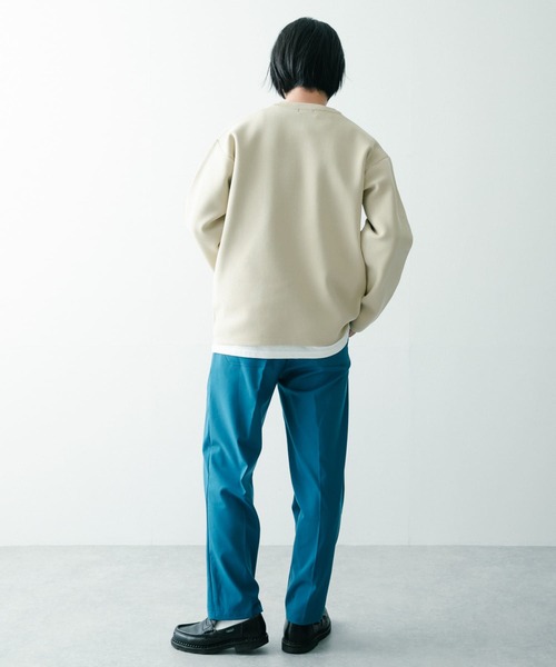 ITEMS URBANRESEARCH(アイテムズ アーバンリサーチ)の「ウォッシャブルエアリークルーニットアンサンブル(セットアイテム)(ニット/セーター・メンズ・グリーン/ブラック/ベージュ/ブルー・LARGE/MEDIUM)」の16枚目の写真