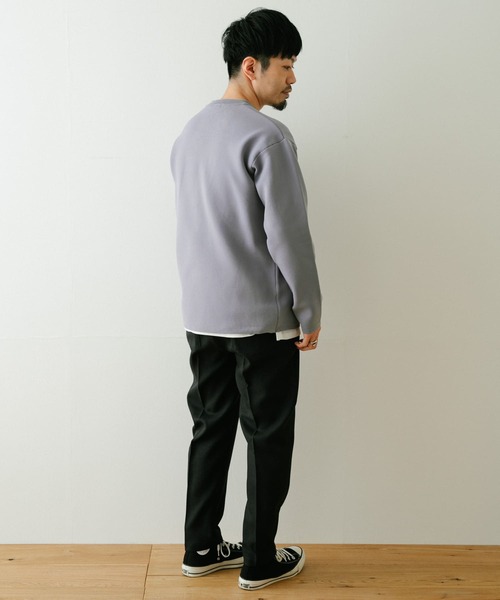 ITEMS URBANRESEARCH(アイテムズ アーバンリサーチ)の「ウォッシャブルエアリークルーニットアンサンブル(セットアイテム)(ニット/セーター・メンズ・グリーン/ブラック/ベージュ/ブルー・LARGE/MEDIUM)」の17枚目の写真