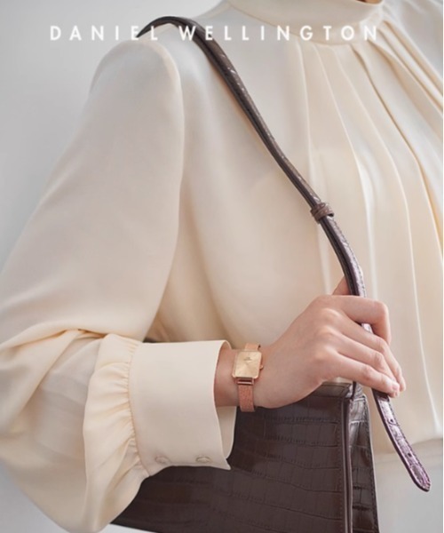 Daniel Wellington（ダニエルウェリントン）の「QUADRO PRESSED UNITONE 20x26mm（アナログ腕時計・レディース・シルバー/ピンクゴールド/イエローゴールド・ONE SIZE）」の20枚目の写真