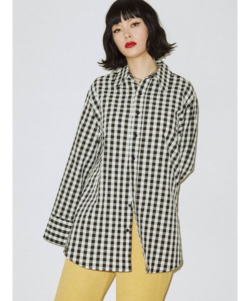 jouetie（ジュエティ）の「ワイドスリーブルーズシャツ（シャツ/ブラウス・レディース・オフホワイト/グリーン/その他1/その他2/ブルー/ピンク・MEDIUM）」の21枚目の写真