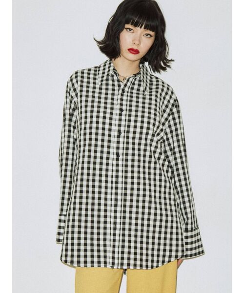 jouetie（ジュエティ）の「ワイドスリーブルーズシャツ（シャツ/ブラウス・レディース・オフホワイト/グリーン/その他1/その他2/ブルー/ピンク・MEDIUM）」の12枚目の写真