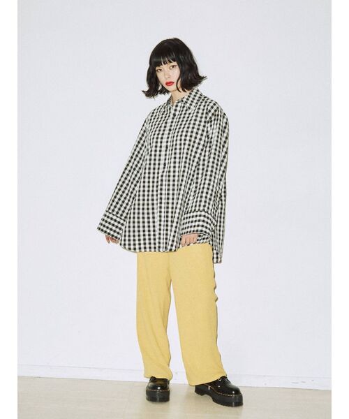 jouetie（ジュエティ）の「ワイドスリーブルーズシャツ（シャツ/ブラウス・レディース・オフホワイト/グリーン/その他1/その他2/ブルー/ピンク・MEDIUM）」の15枚目の写真