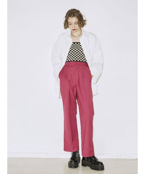 jouetie（ジュエティ）の「ワイドスリーブルーズシャツ（シャツ/ブラウス・レディース・オフホワイト/グリーン/その他1/その他2/ブルー/ピンク・MEDIUM）」の9枚目の写真