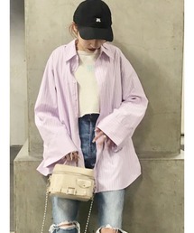 jouetie | ワイドスリーブルーズシャツ(シャツ/ブラウス)