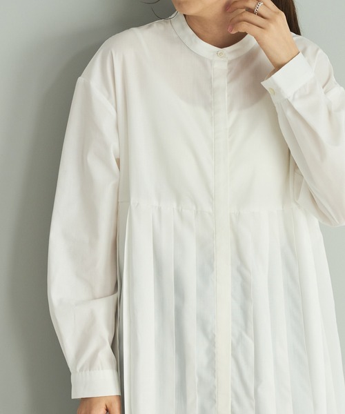 DISCOAT（ディスコート）の「【WEB限定】プリーツワンピ（シャツワンピース・レディース・ホワイト/チャコールグレー/ブラック・FREE）」の15枚目の写真