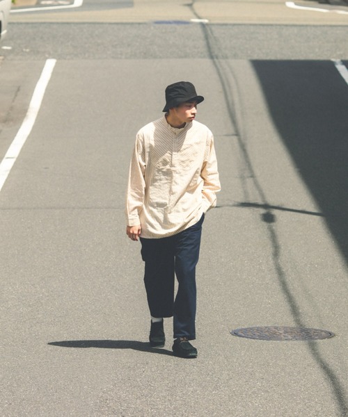 BROKEN BASE（ブロークンベース）の「フィッシャーマンシャツ（シャツ/ブラウス・メンズ・ブルー/ベージュ・MEDIUM/LARGE）」の15枚目の写真