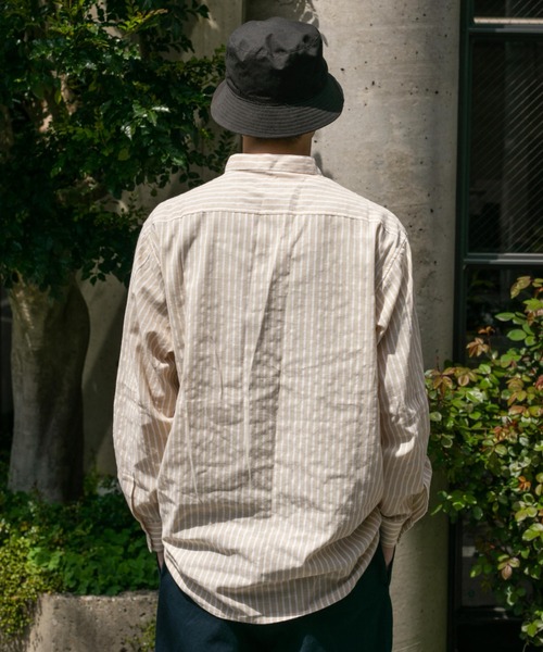 BROKEN BASE（ブロークンベース）の「フィッシャーマンシャツ（シャツ/ブラウス・メンズ・ブルー/ベージュ・MEDIUM/LARGE）」の5枚目の写真