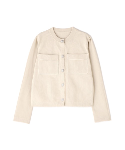 N.（N. Natural Beauty Basic）（エヌエヌナチュラルビューティーベーシック）の「◆シルバーボタンポケットニットカーディガン（カーディガン/ボレロ・レディース・イエロー/クリーム・MEDIUM）」の15枚目の写真