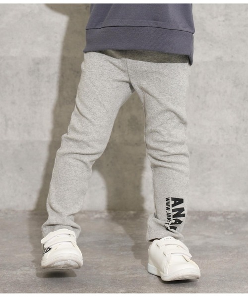 ANAP kids(アナップキッズ)の「スーパーストレッチパンツ(レギンス/スパッツ・キッズ・ブラック/ラベンダー/サックスブルー/ベージュ/グレー・110cm/120cm/130cm/100cm)」の3枚目の写真