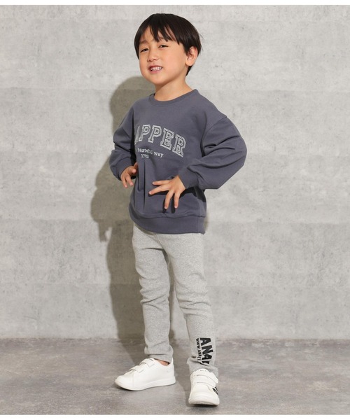 ANAP kids(アナップキッズ)の「スーパーストレッチパンツ(レギンス/スパッツ・キッズ・ブラック/ラベンダー/サックスブルー/ベージュ/グレー・110cm/120cm/130cm/100cm)」の10枚目の写真