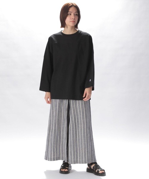 ‎(ت ) niko and（ニコアンド）の「リネンタックスカーチョパンツ（その他