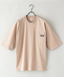 【OUTDOOR PRODUCTS/アウトドアプロダクツ】USAコットンビッグシルエット 5分袖Tシャツ ワンポイントブランドロゴ