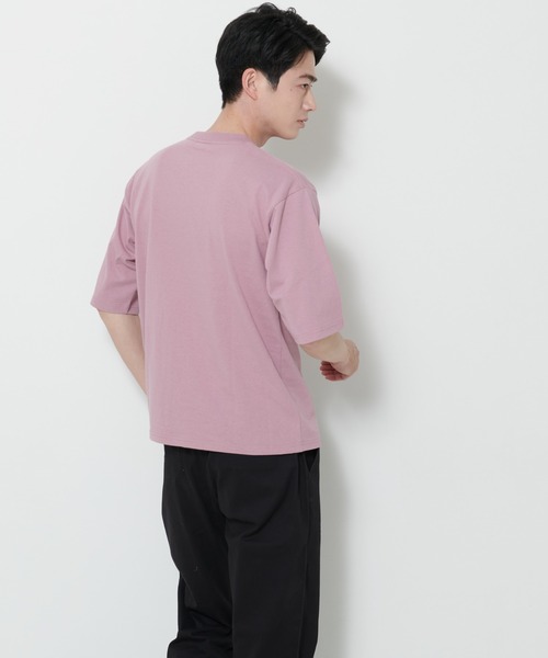 OUTDOOR PRODUCTS(アウトドアプロダクツ)の「【OUTDOOR PRODUCTS/アウトドアプロダクツ】USAコットンビッグシルエット 5分袖Tシャツ ワンポイントブランドロゴ(Tシャツ/カットソー・メンズ・ホワイト/ブルー系その他/ブラック/ベージュ/カーキ/パープル・X-LARGE/LARGE/MEDIUM)」の18枚目の写真
