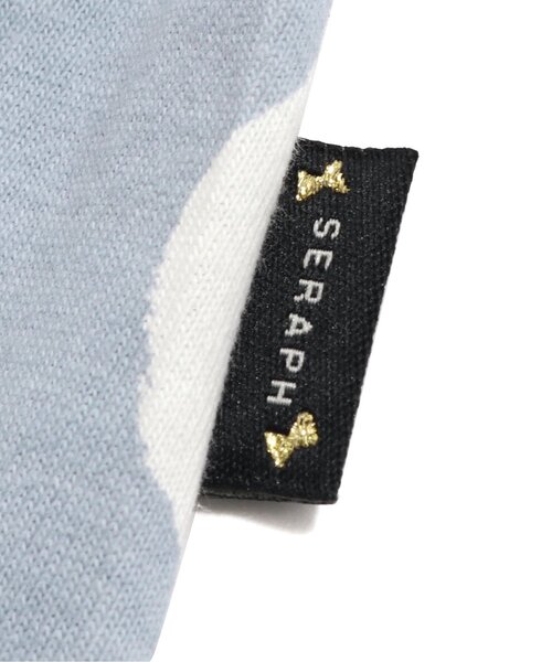 Seraph(セラフ)の「幾何学柄ワンピース(ワンピース・キッズ・オフホワイト/サックスブルー/ピンク/ミント・90/100/110/120/80/130/95/140)」の8枚目の写真