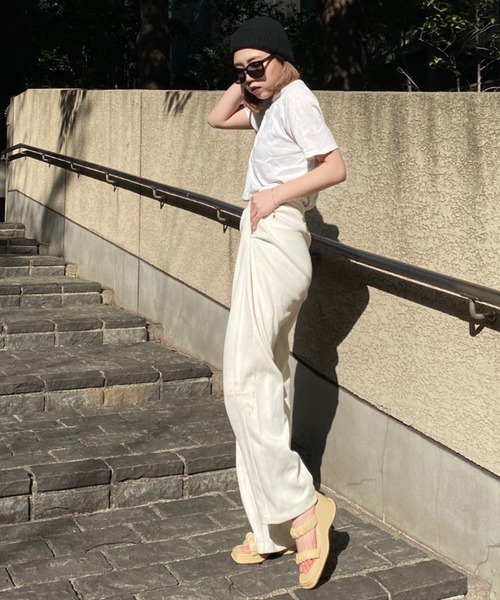 VIVIAN（ヴィヴィアン）の「厚底ギャザーダブルベルトサンダル　ZOZOTOWN+オフィシャルサイト限定商品（サンダル・レディース・ブラック/イエロー/アイボリー/キャメル・LL/S/M/L）」の17枚目の写真