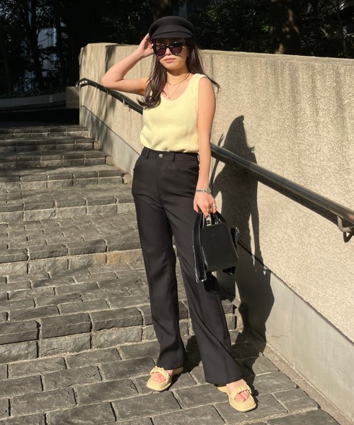 VIVIAN（ヴィヴィアン）の「厚底ギャザーダブルベルトサンダル　ZOZOTOWN+オフィシャルサイト限定商品（サンダル・レディース・ブラック/イエロー/アイボリー/キャメル・LL/S/M/L）」の19枚目の写真