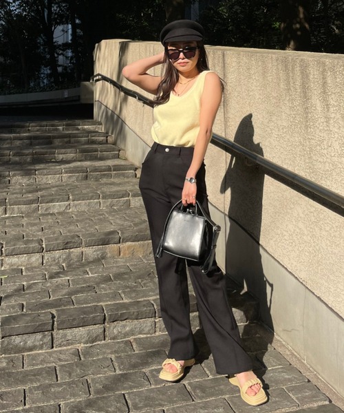 VIVIAN（ヴィヴィアン）の「厚底ギャザーダブルベルトサンダル　ZOZOTOWN+オフィシャルサイト限定商品（サンダル・レディース・ブラック/イエロー/アイボリー/キャメル・LL/S/M/L）」の20枚目の写真