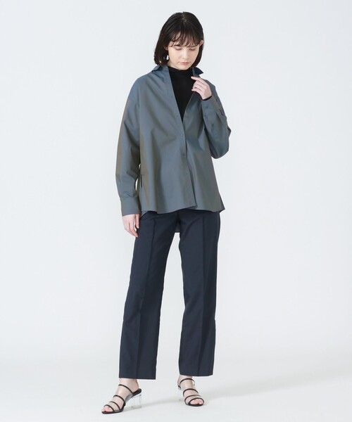 LOVELESS（ラブレス）の「ハイネック シアートップス（その他トップス・レディース・ロイヤルブルー/オフホワイト/ブラック/ライトグリーン/ペールイエロー/ダークパープル・36）」の9枚目の写真