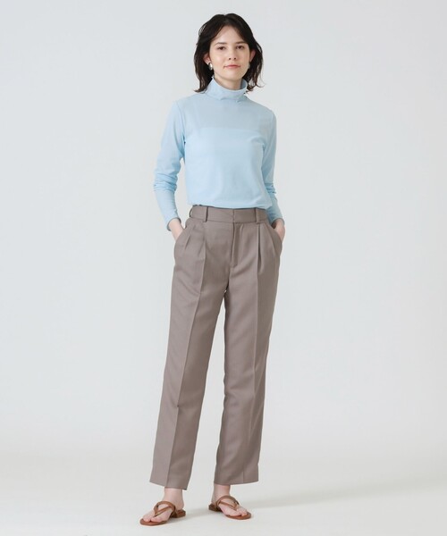 LOVELESS（ラブレス）の「ハイネック シアートップス（その他トップス・レディース・ロイヤルブルー/オフホワイト/ブラック/ライトグリーン/ペールイエロー/ダークパープル・36）」の14枚目の写真