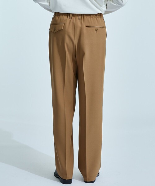 UNITED TOKYO（ユナイテッドトウキョウ）の「撥水relactionスクリーンストレートパンツ（スラックス・メンズ・アイボリー/ベージュ/ネイビー/ブルー/パープル・1/2/3）」の7枚目の写真