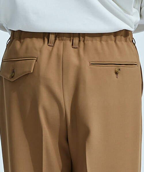 UNITED TOKYO（ユナイテッドトウキョウ）の「撥水relactionスクリーンストレートパンツ（スラックス・メンズ・アイボリー/ベージュ/ネイビー/ブルー/パープル・1/2/3）」の12枚目の写真