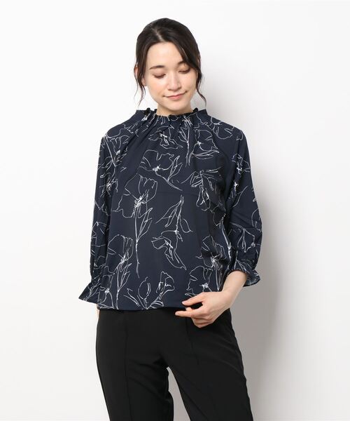 花柄ハイネックブラウス シャツ ブラウス Cecil Mcbee セシルマクビー のファッション通販 Zozotown