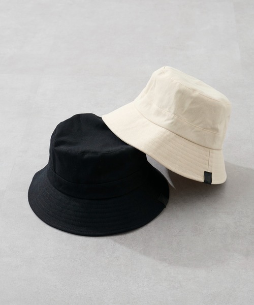 COLONY 2139（コロニートゥーワンスリーナイン）の「シンプルバケットハット（ハット・レディース・ブラック/アイボリー・FREE）」の3枚目の写真