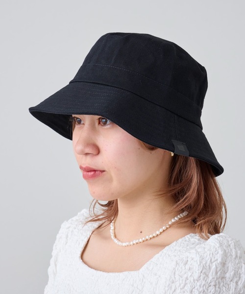 COLONY 2139（コロニートゥーワンスリーナイン）の「シンプルバケットハット（ハット・レディース・ブラック/アイボリー・FREE）」の5枚目の写真