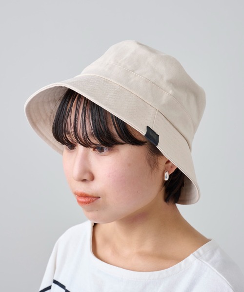 COLONY 2139（コロニートゥーワンスリーナイン）の「シンプルバケットハット（ハット・レディース・ブラック/アイボリー・FREE）」の9枚目の写真
