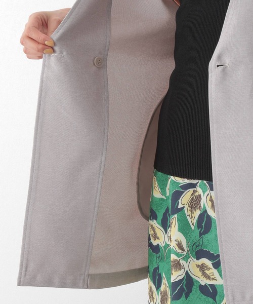 LEPSIM（レプシィム）の「リネンライク2WAYジレ　274734（ベスト・レディース・ブラウン/グレイッシュベージュ/ブラック・FREE）」の15枚目の写真