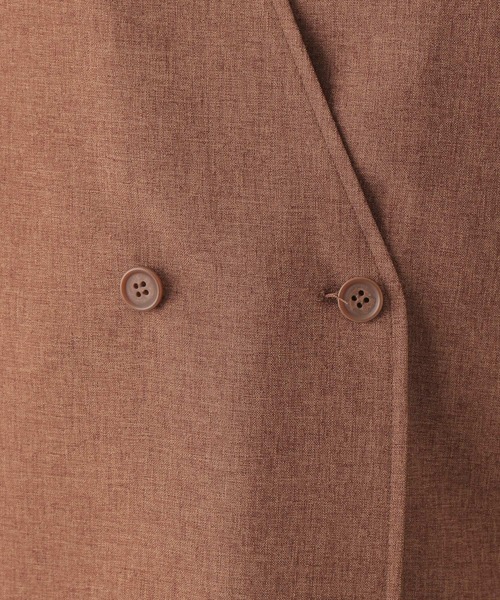 LEPSIM（レプシィム）の「リネンライク2WAYジレ　274734（ベスト・レディース・ブラウン/グレイッシュベージュ/ブラック・FREE）」の6枚目の写真