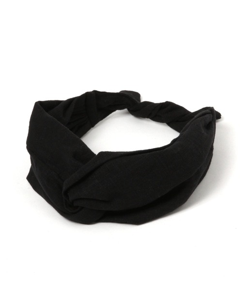 studio CLIP（スタディオクリップ）の「ワイドワイヤーヘアバンド（ヘアバンド・レディース・ベージュ/ブラック/カーキ・FREE）」の2枚目の写真