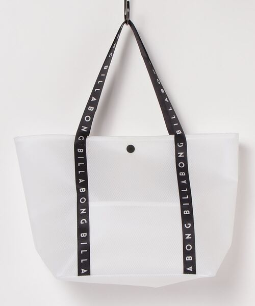 BILLABONG（ビラボン）の「BILLABONG/ビラボン トートバック LOGO TAPE PVC TOTE BAG BC013-906（トートバッグ・レディース・ホワイト/ブラック/ピンク・FREE）」の20枚目の写真